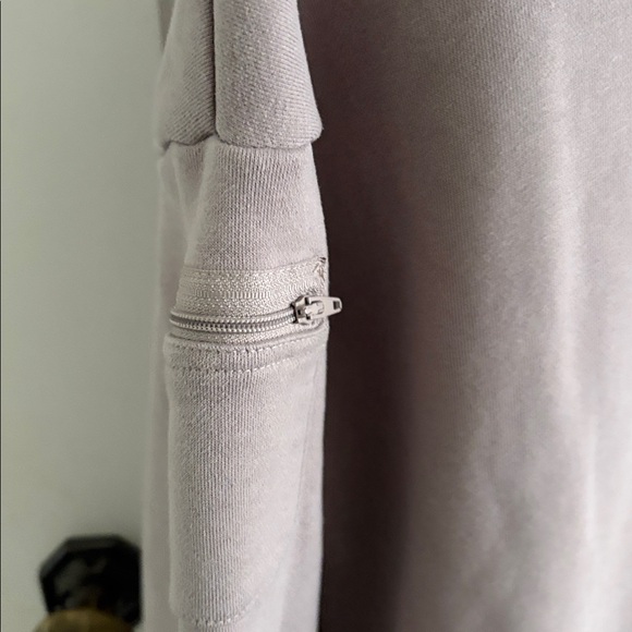 EUC Comfrt signature Hoodie Mauve Beige Bark sweatshirt Sz S - Picture 5 of 8